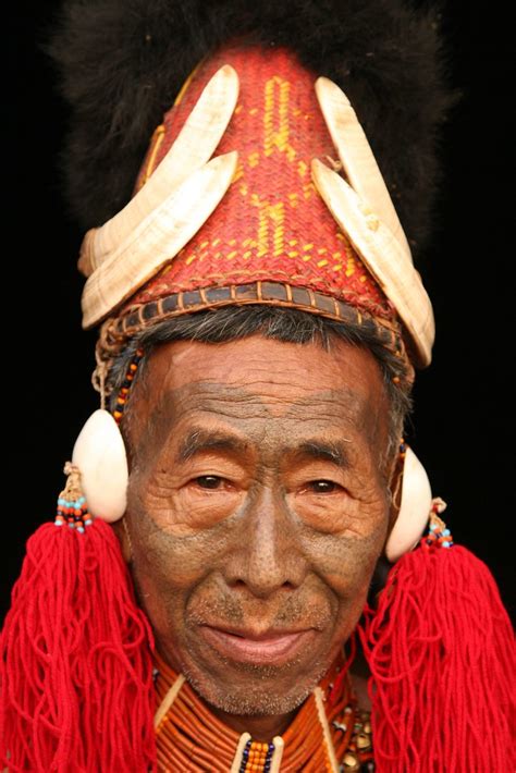 India Nagaland Lower Konyak Naga Tribe Retlaw Snellac