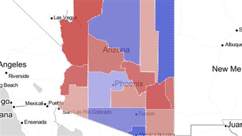 Map 2020 Presidential Election Results In Arizona Local News