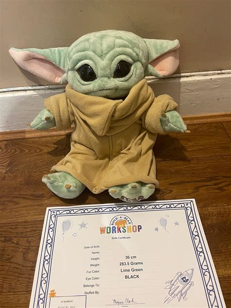 Build A Bear Baby Yoda Grogu With Soup And Frog Wristie From Etsy