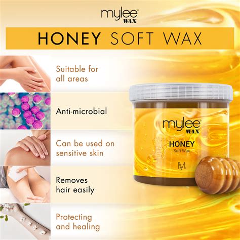 Mylee Honey Soft Wax 450g Depilatory Hair Removal Waxing Sensitive Skin Ebay