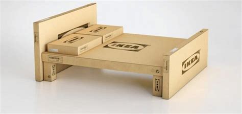 Ikea Transforms Its Flat Pack Cardboard Packaging Into Funky Furniture
