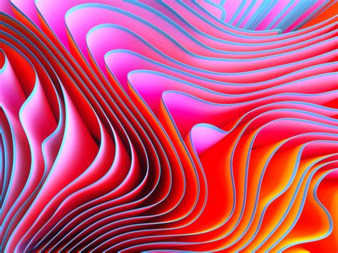 Desktop Wallpaper Pattern Wavy Abstract Colorful Texture Hd Image