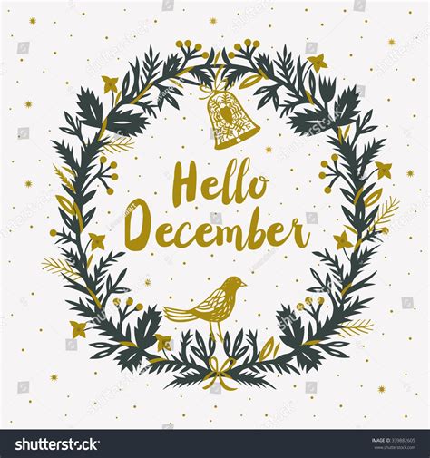 December clipart hello december, December hello december Transparent FREE for download on ...