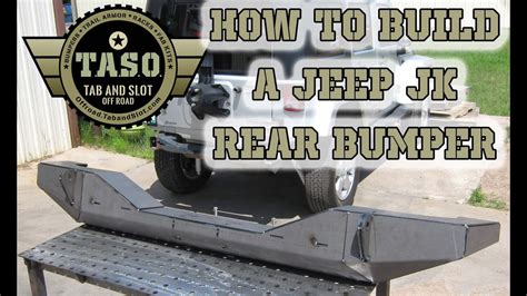 I have a rugged ridge 9500 winch i want to install on the jeep. Jeep JK Rear Bumper DIY Kit TASO BMP JK 900 U - YouTube