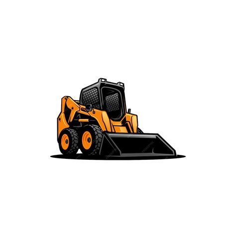 Premium Vector Skid Steer Illustration Isolated Vector