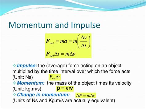 Ppt Chapter Momentum And Impulse Powerpoint Presentation Free Download Id