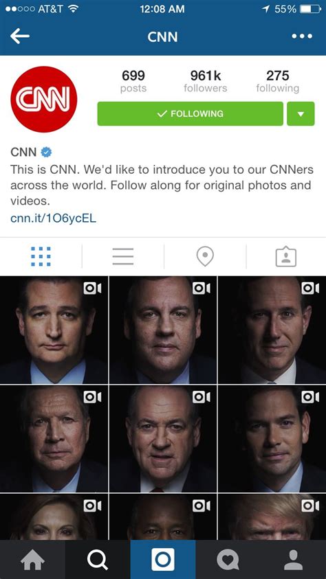 Cnn Instagram Portraits Of The Candidates Cnn How To Introduce Yourself Photo And Video