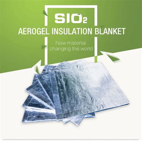 6mm Aluminum Foil Silica Aerogel Insulation Panel For Indutrial Generator Exhaust Insulation