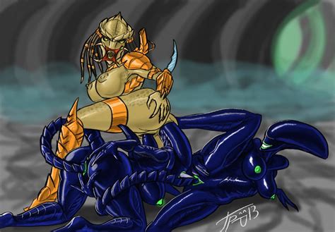 Rule 34 Alien Female Grriva Predator Xenomorph Yautja