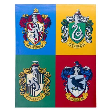 Harry Potter House Crest Canvas Art At Mighty Ape Nz