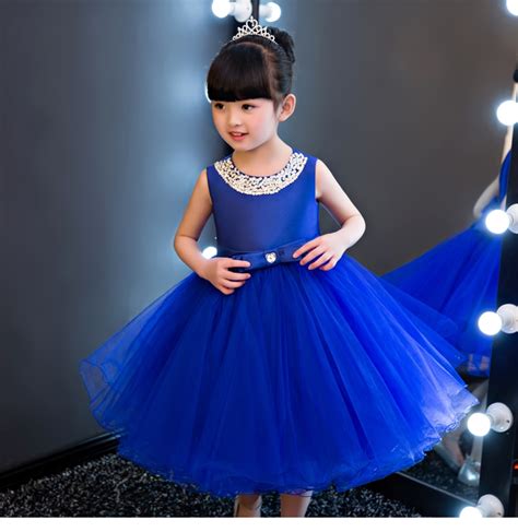 Little girls holiday party dress. Aliexpress.com : Buy Glizt Royal blue Kids Girls Party ...