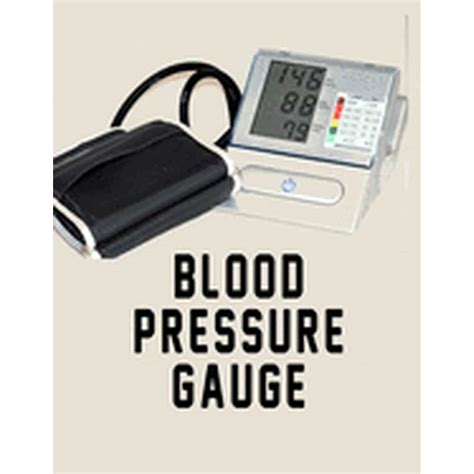 Blood Pressure Gauge Sphygmomanometer Reading Blood Pressure Meter