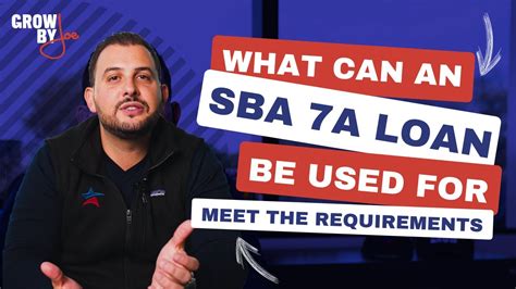 What Can An Sba 7a Loan Be Used For Meet The Requirements Youtube