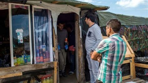 پناہ گزینوں کا جنگل‘ میں بازار Bbc News اردو
