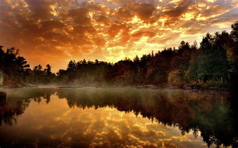 Reflected Lake Autumn Water Nature Desktop 1680x1050 Hd ...