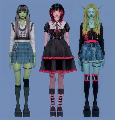 Monster High Cas Challenge By Crazy Lazy Elder Sims Sims 4 Mods