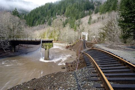The Muddy Salmonberry River And The Damaged Port Of Tillamook Bay
