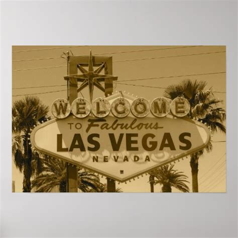 Welcome To Fabulous Las Vegas Poster Zazzle