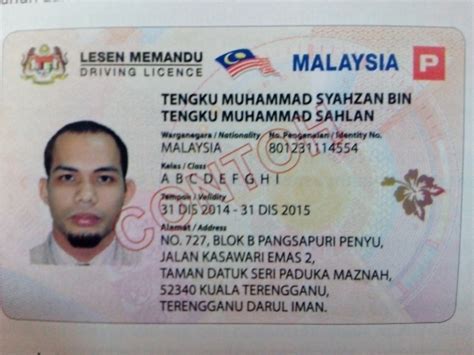 The documents below must also be prepared. Where Is The Malaysian Driving License Number?