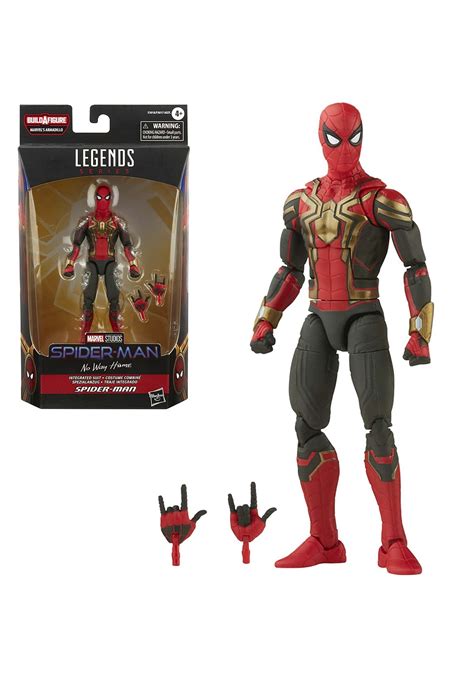 buy spider man marvel legends series integrated suit 6 inch collectible action figure toy 2
