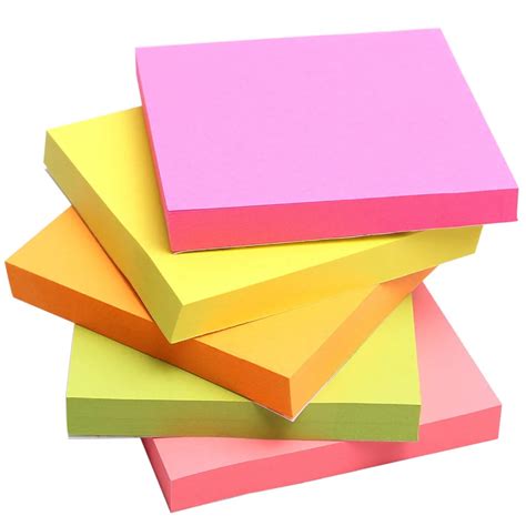 Xrhyy Sticky Notes Easy Post Pads Pack Sheets Pad Inch X