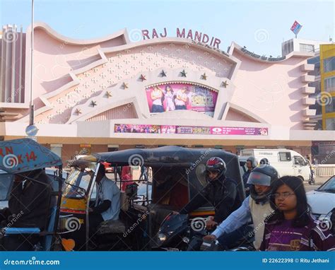 Raj Mandir Cinema In Jaipur India Editorial Stock Photo Image Of