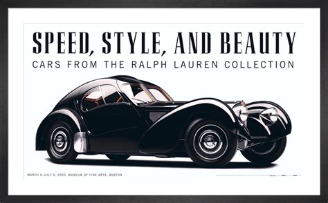 Speed Style And Beauty Cars From The Ralph Lauren Collection Art