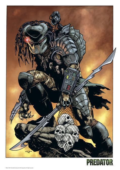 Predator Premium Art Print Comic Design At Mighty Ape Nz