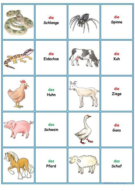 Einundzwanzig bilder von zootieren mit einfacher beschreibung. 39 Memory Tiere Ausdrucken - Besten Bilder von ausmalbilder
