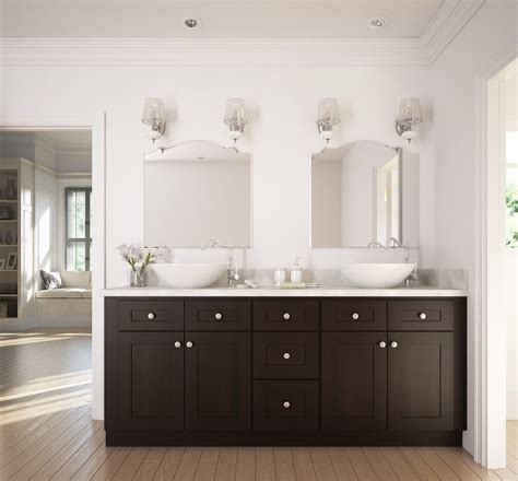 Oftentimes, bathroom vanity sets can be overpriced. Dark Chocolate Shaker Bathroom Vanity | Kitchen cabinets ...