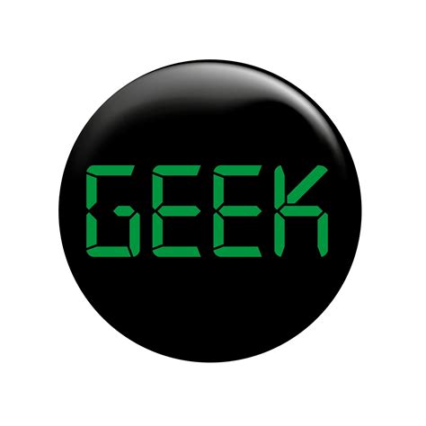 Geek Retro Style Unique Metal Pin Badge Choice Of Sizes Uk Seller