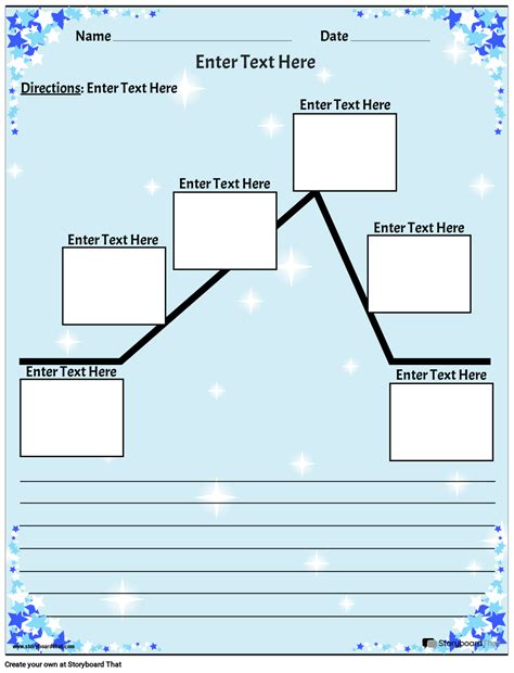 Plot Diagram Worksheet — Plot Diagram Template — Create A Plot Diagram