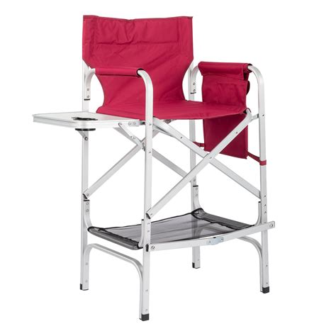 Winado Director Chair Folding Oversize Padded Seat Camping With Side