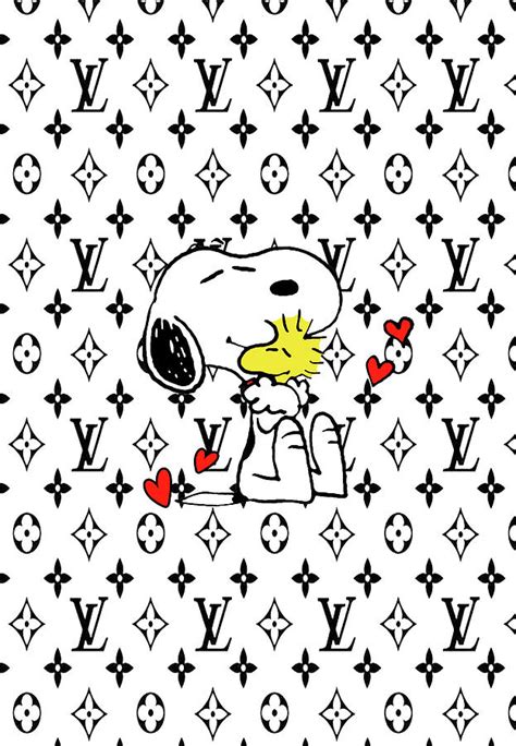 Louis Vuitton Snoopy Love Digital Art By Berkah Design Fine Art America