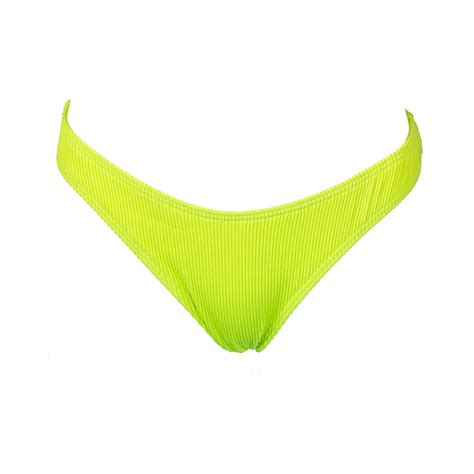 Bella Cheeky Brazilian Bikini Bottom Neon Lime Tiny Bikini