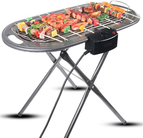 Review Indoor Portable Electric Barbecue Grill Smokeless Bbq Grilling