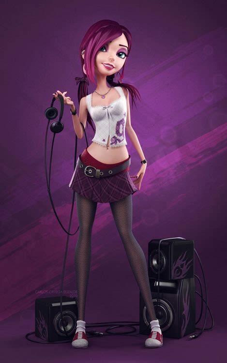 Pin Up Girls Cool 3d Concepts