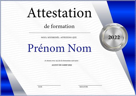 Attestation De Stage Pdf 2022 Certificat De Formation Vrogue Co