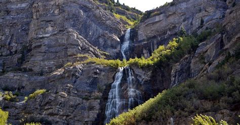 Katie Wanders Bridal Veil Falls Provo Canyon Utah