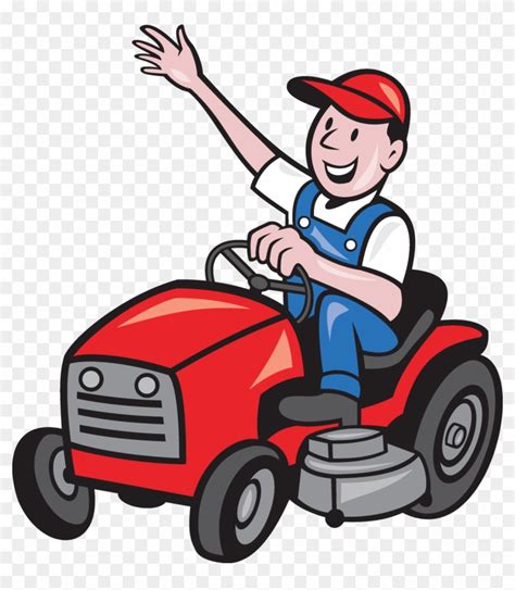 Ride On Lawn Mower Clipart Free Transparent Png Clipart Images Download