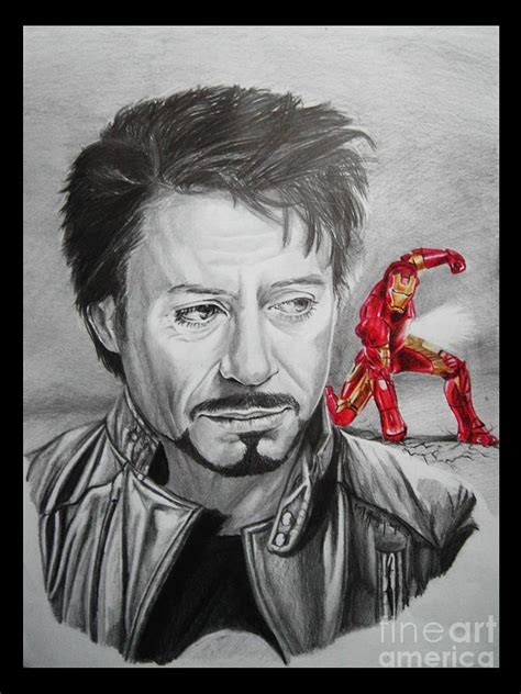 Drawing Tony Stark Sketch Images Download Free Mock Up
