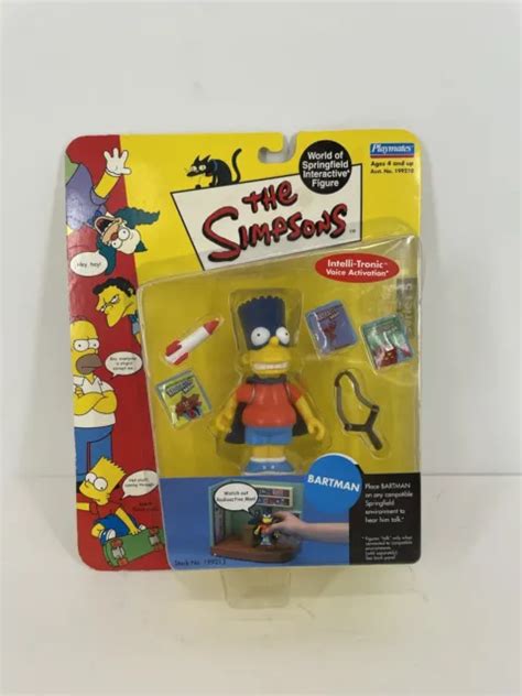The Simpsons Bart Simpson Bartman Action Figure Playmates Series 5 23 99 Picclick