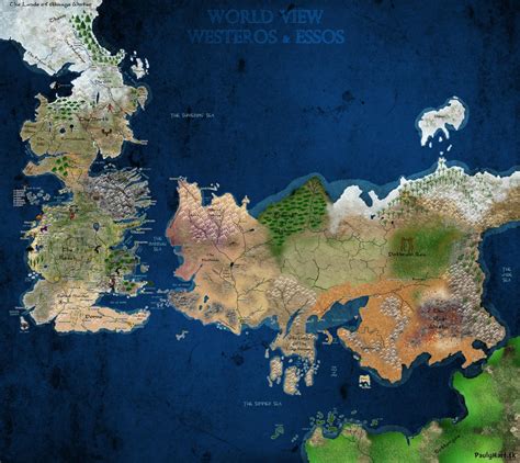 Game Of Thrones Map Ice And Fire