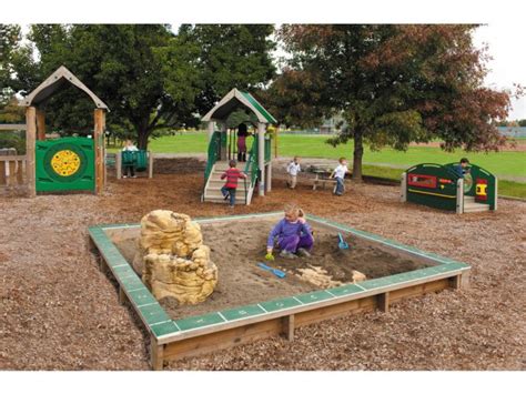 Ultraplay Outdoor Playground Sandbox With Cover 10 Square Upp 121