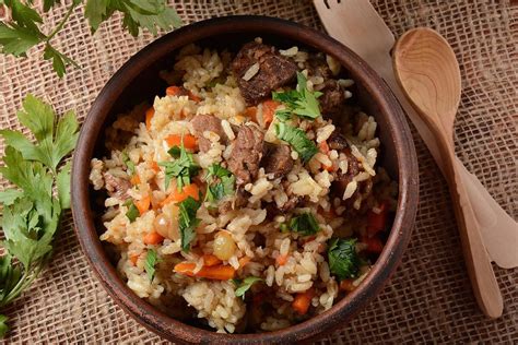 One Pot Uzbek Plov Recipe This Ukrainian Meat Rice Recipe Is As