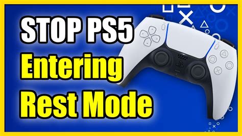 How To Stop Ps5 Entering Rest Mode When Tv Turns Off Easy Method