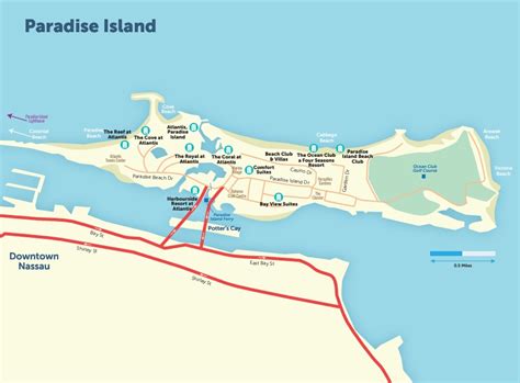 Paradise Island Map N2backpacking