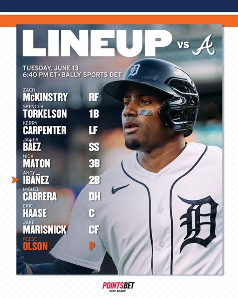Detroit Tigers On Twitter Back At It Against The Braves