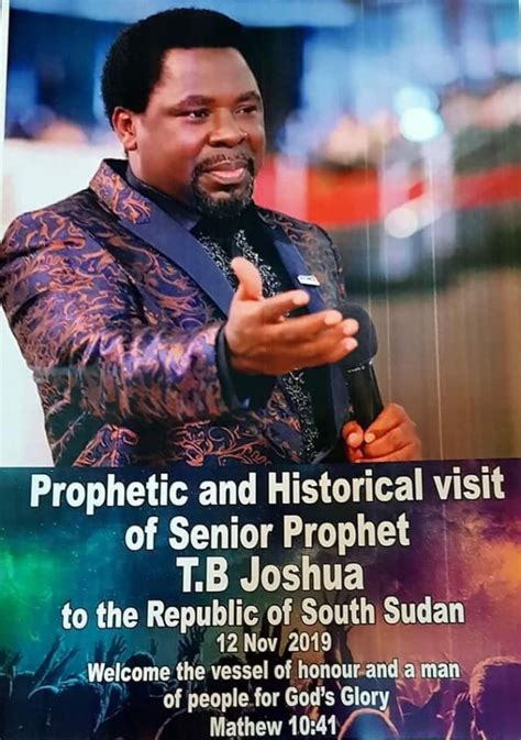 Tb joshua (religious leader) was born on the 12th of june, 1963. TB Joshua Explains His Late-Night 10.30PM Departure from ...