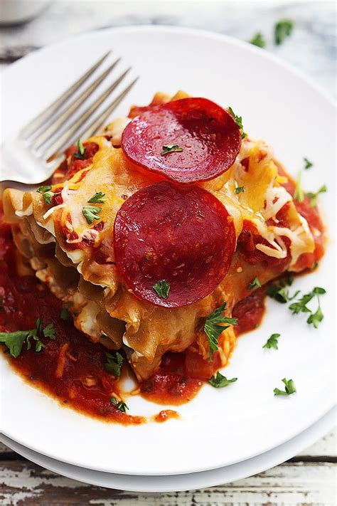Pepperoni Pizza Lasagna Roll Ups Are So Easy To Make Classic
